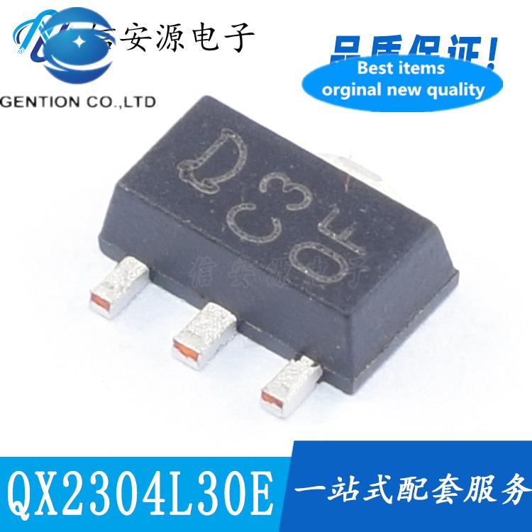 50pcs 100%   QX2304L30E  νƮ DC/DC  3.0V SOT89,  ǰ